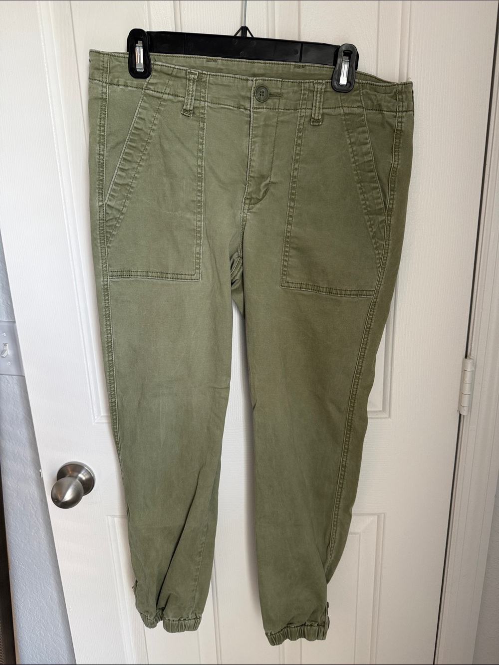 CAbi Olive Green Utility Cargo Pants